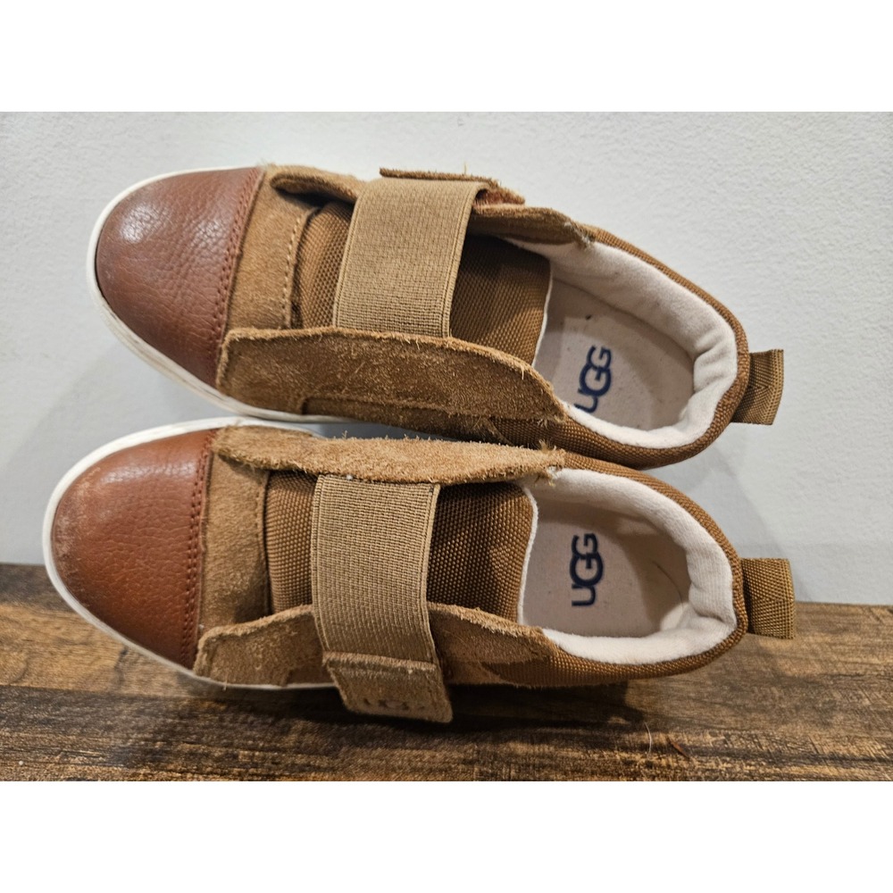 UGG Rennon Low Toddler Sneakers Chestnut Brown Suede Leather 1117454T‎ Size 11 - Picture 5 of 8